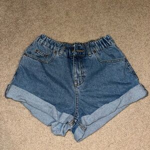 Denim shorts